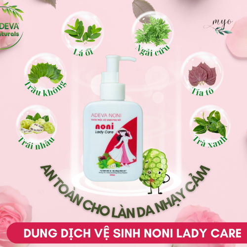 Thảo Dược Vệ Sinh Phụ Nữ Adeva 185ml Tự Nhiên Bảo Vệ - Dịu Nhẹ Chăm Sóc