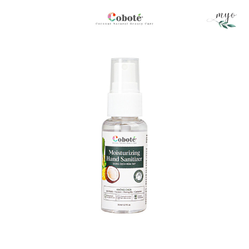 Nước Rửa Tay Khô Cobote 30ml Thơm Sả Chanh Tự Nhiên