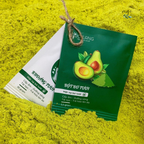 Mặt Nạ Bơ Tươi Pơ Lang Cấp Ẩm, Dưỡng Sáng Da