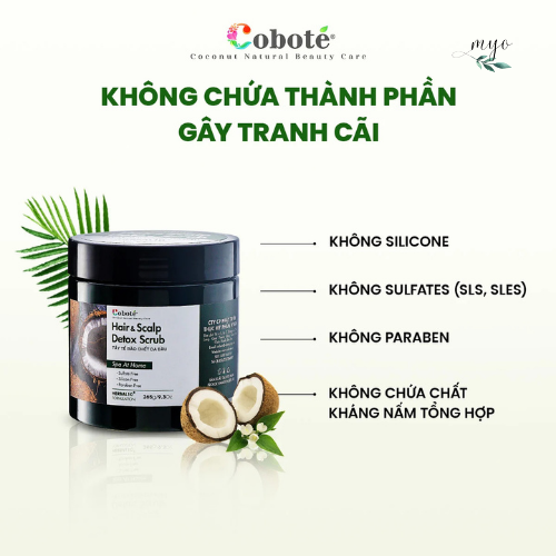 Muối Tẩy Tế Bào Chết Da Đầu Cobote 75g/ 265g - Ảnh 7