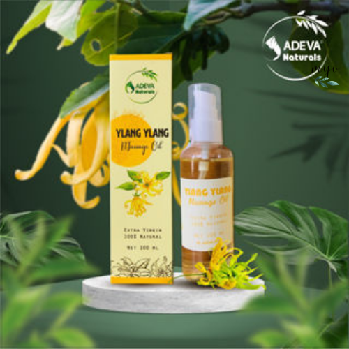 Dầu Massage Cơ Thể 100ml Adeva 100% Hệ Dầu Thực Vật Cung Cấp Độ Ẩm Cho Da Căng Mịn