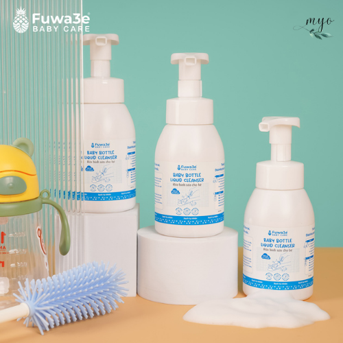 Rửa Bình Sữa Cho Bé Fuwa3e 300ml (Tinh Dầu Bạc Hà)