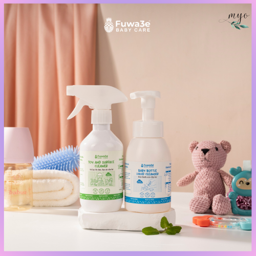 Xịt Lau Đồ Chơi, Bàn Ăn Cho Bé Fuwa3e 300ml - Ảnh 3