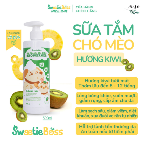 Sữa Tắm Cho Chó Mèo Fuwa3e (Hương Kiwi Cao Cấp) 150ml/ 500ml