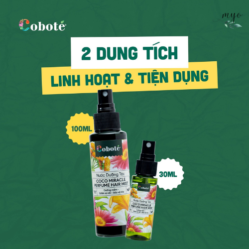 Nước Dưỡng Tóc Cobote 30ml/ 100ml - Xịt Dưỡng Tóc Thơm Mượt - Ảnh 3