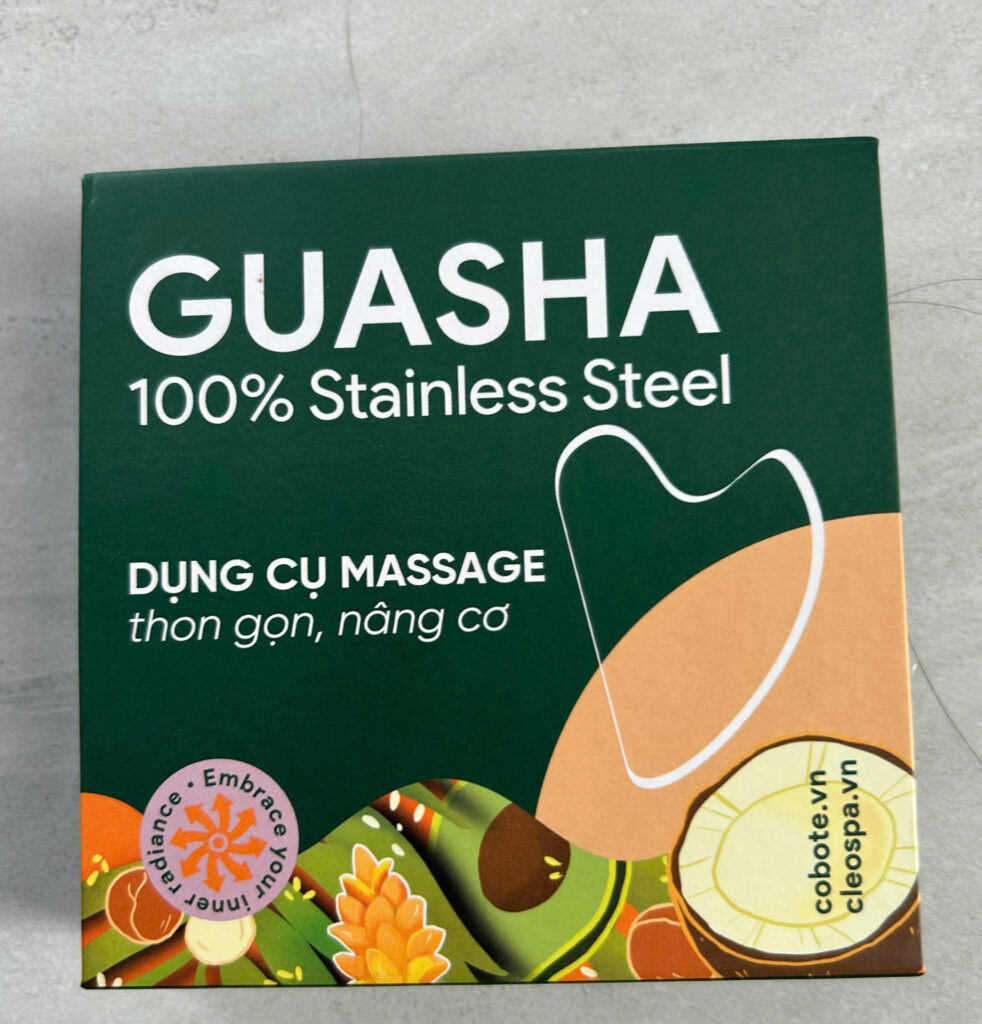 Guasha Thép Y Tế - Dụng Cụ Massage Thon Gọn Nâng Cơ