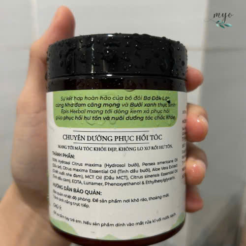 Kem Xả Thảo Dược Epis Bơ, Nha Đam 250ml - Cấp Dưỡng Chất Giảm Khô Xơ, Hư tổn; Phục Hồi Mái Tóc - Ảnh 2