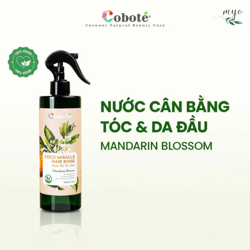 Nước Xả Tóc Dừa Cobote 100ml/ 500ml Từ Mật Hoa Dừa Lên Men Độc Quyền